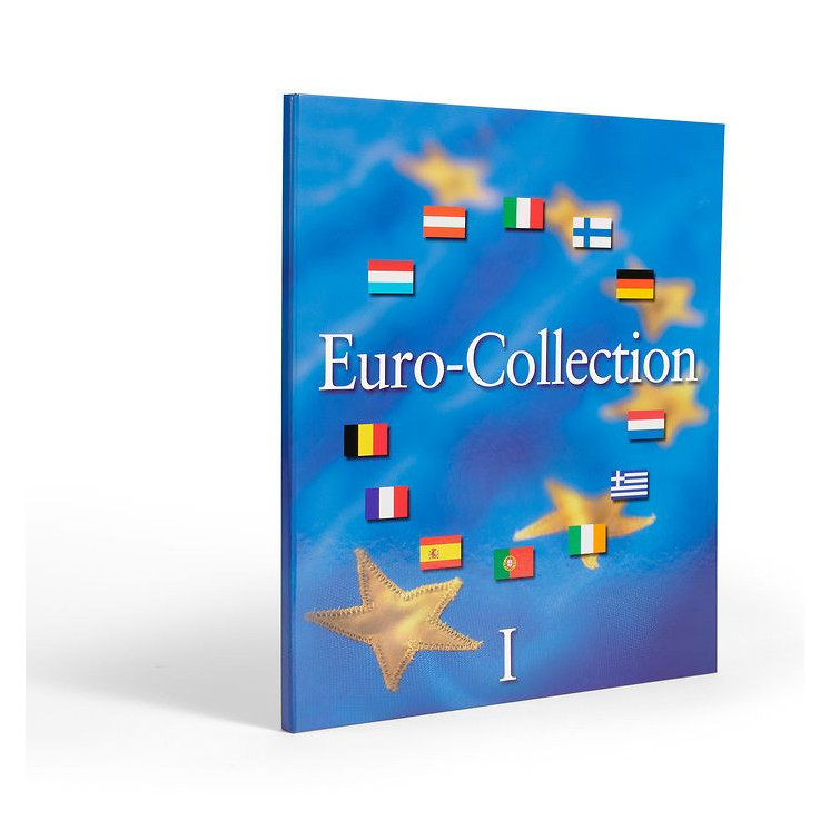 Álbum de monedas PRESSO Leuchtturm, Colección Euro Volumen 1 y 2