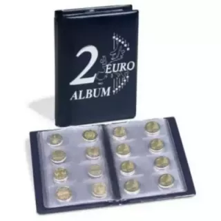 Álbum de bolsillo Leuchtturm para monedas de 2 euros