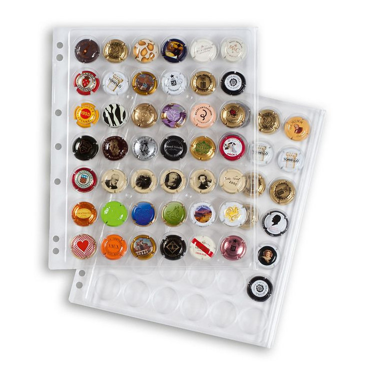 Álbum Leuchtturm para coleccionar placas de cava/champagne, incl. 4 hojas ENCAP