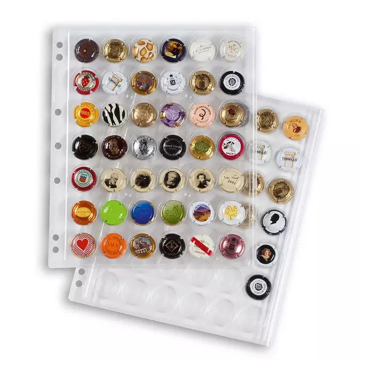 Álbum Leuchtturm para coleccionar placas de cava/champagne, incl. 4 hojas ENCAP