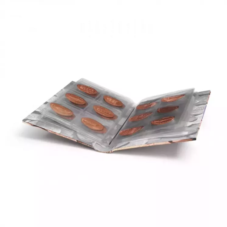 Álbum de bolsillo Leuchtturm para monedas Pennis souvenir